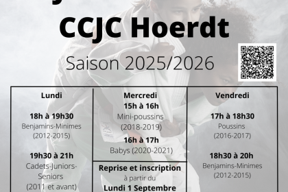 Saison 2025-2026 Judo Club du CCJC Hoerdt