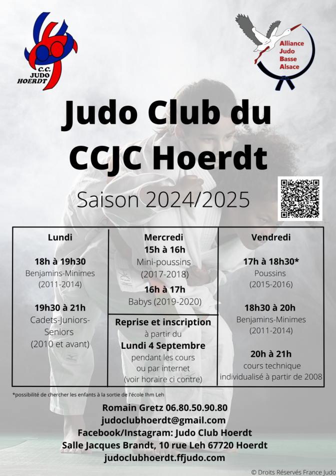 Image de l'actu 'SAISON 2024 2025 Judo Club de Hoerdt'