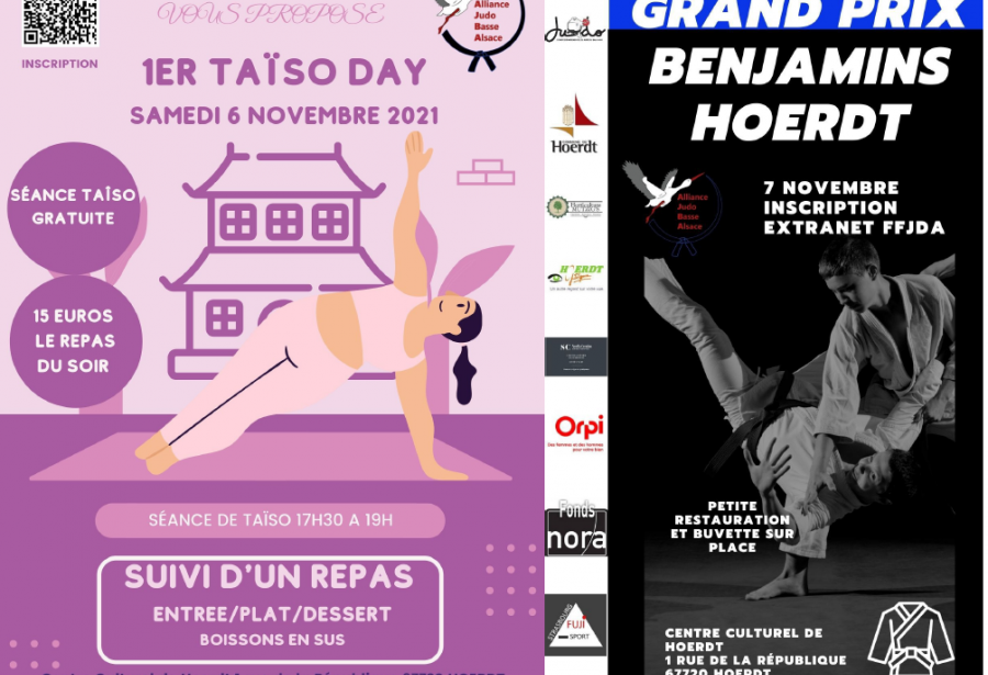 Week end du 6 et 7 novembre, 1er TAÏSO DAY et Grand Prix Benjamins à Hoerdt